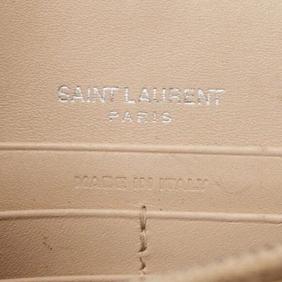 Yves Saint Laurent Beige Smooth Leather Kate Tassel Wallet on Chain Bag - Picture 9 of 12